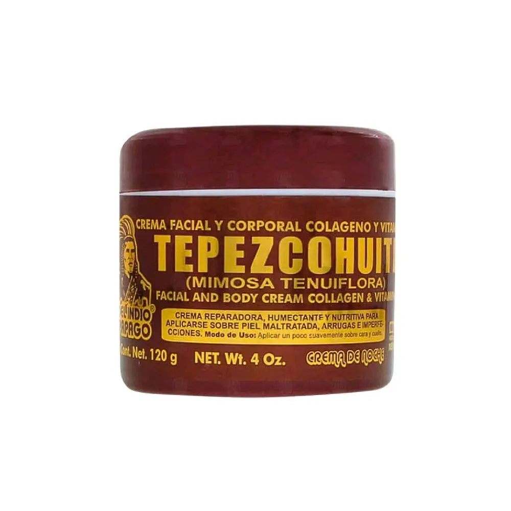 Del Indio Papago Tepezcohuite Night Cream 4oz (120g)