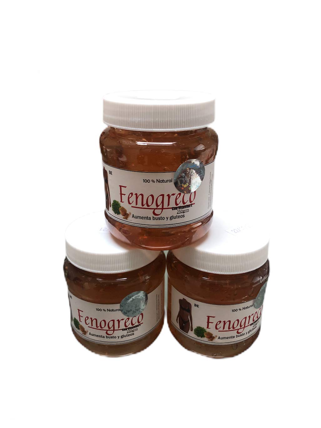 Gel De Fenogreco, Aumenta Bustos y Gluteos, Quema Grasa de Manera 100% Natural/Fenogreco Gel Burns Fat, Increases Breasts and Butt Growth With Natural Ingredients. Dist By Alebrije Imports