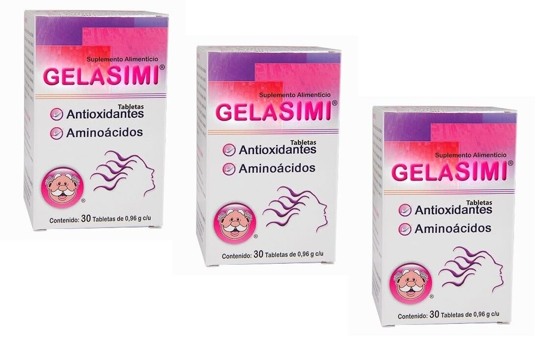 Gelasimi Antioxidants and Aminoacids 30 tabs (3 Pack)