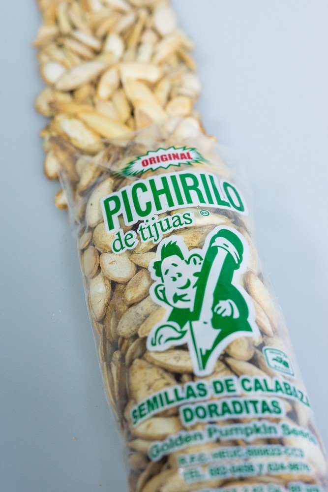 Pichirilo de Tijuas - Semillas de Calabaza - Pumpkin Seeds IMPORTED (2.82oz bag)