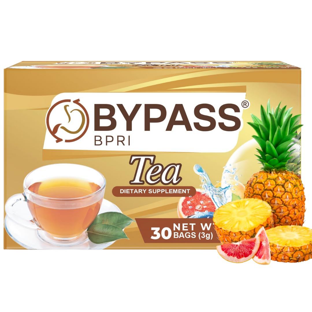 Bypass Bpri - Herbal Tea 30 Tea Bags 0.11oz (3g) | Net Wt. 3.2oz | Tea Based Lotus, Nopal, Green Coffee, Pineapple, Grapefruit.
