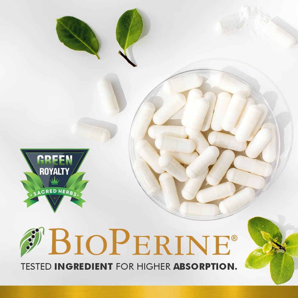 GREEN ROYALTY Vitamin D3 10000 IU + K2 200mcg Soft-Gels | 2-in-1 D3+K2| Infused with Virgin Coconut Oil, Supplement for Immune, Heart, Joint, Teeth & Bone Health - 60 Easy-to-Swallow Capsules