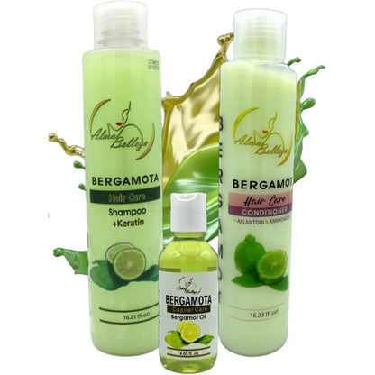 Bergamota Shampoo Conditioner & Beauty Oil Set