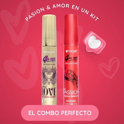 Prosa Red Passion & Sensual Love Mascara Bundle 2-Pack