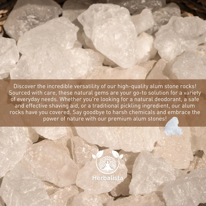 Premium Large Alum Crystal Shaving Stone 8oz (226g)