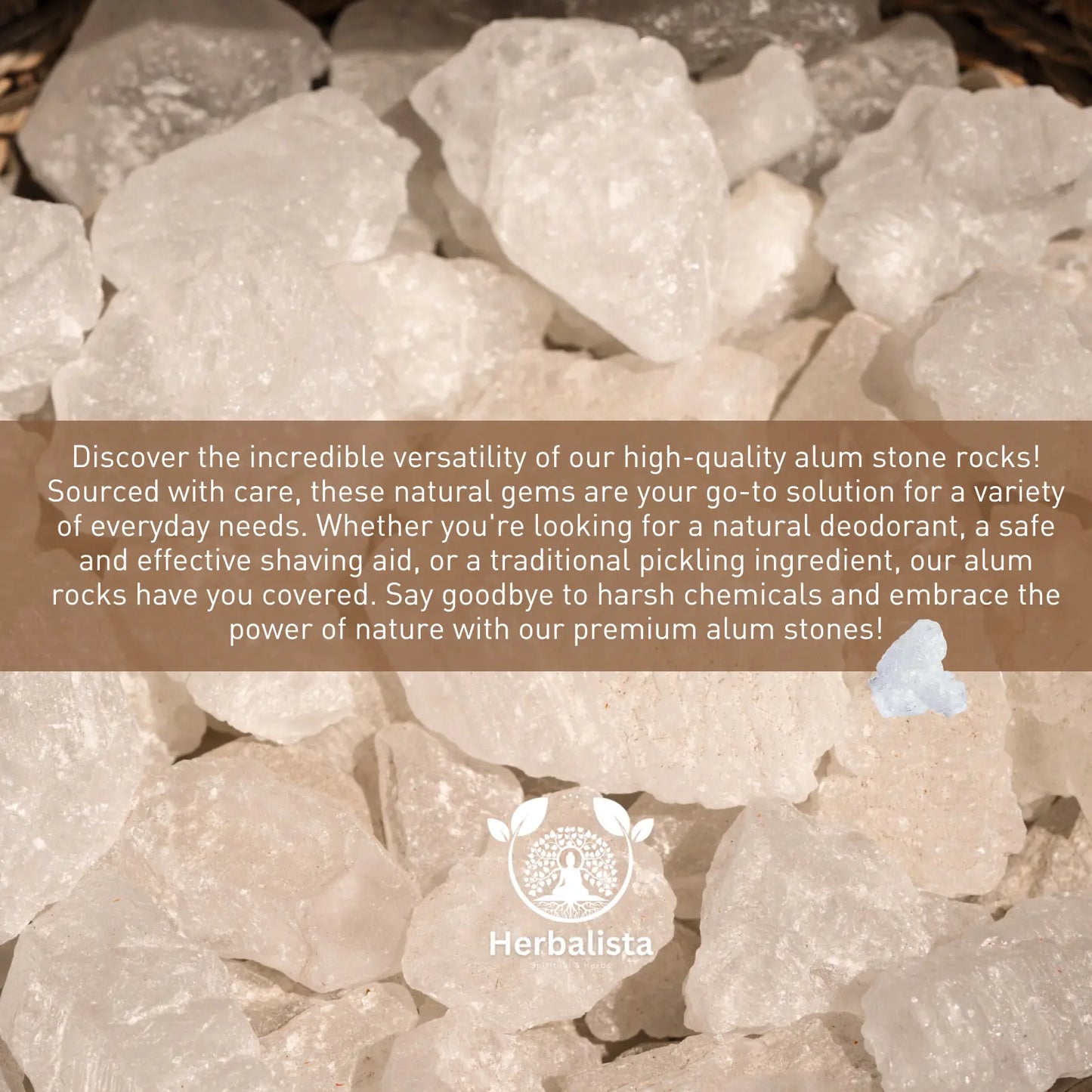 Premium Large Alum Stone 4 oz (114g)