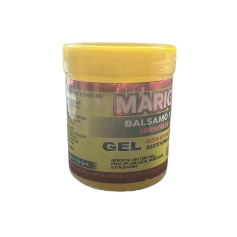 Mariguanol Reforzado Massage Gel Balm – 125g Jar