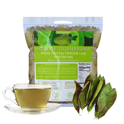 Premium Guanabana Soursop Leaves (4 oz | 300+ Leaves)