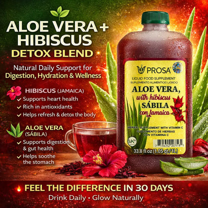 PROSA Aloe & Jamaica Liquid Supplement 33.8oz