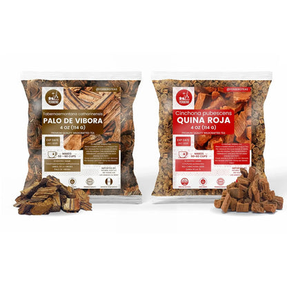 Yerbero Palo de Vibora & Quina Roja Tea Duo 2 x 4oz