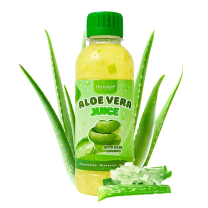 Herbalista Aloe Vera Juice with Real Aloe Chunks 32oz (980ml)