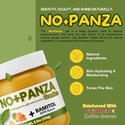 No+Panza Premium Ginger Gel 250g 8.8oz