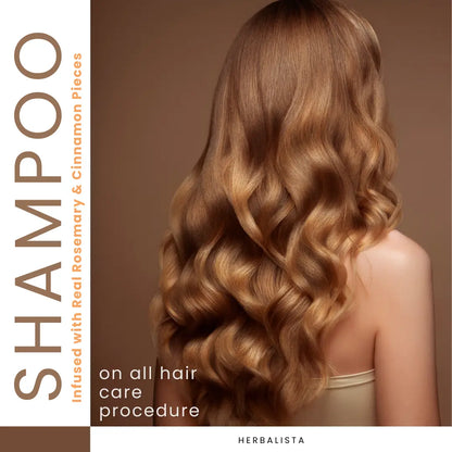 Herbalista Rosemary & Cinnamon Shampoo 500ml (16.9 fl oz)