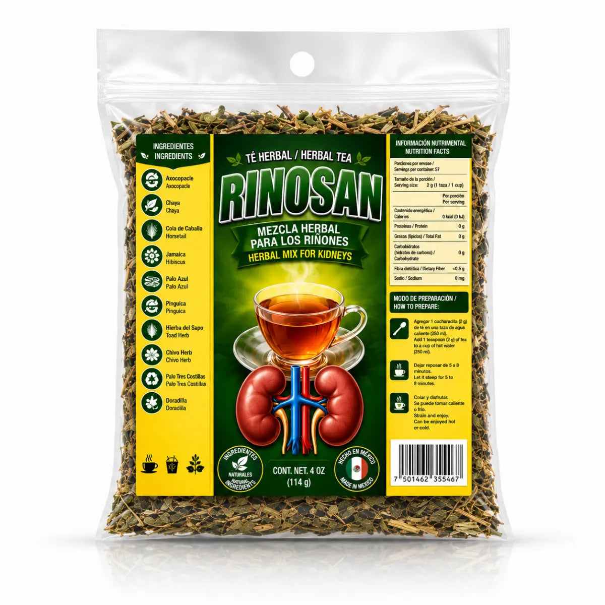 Rinosan Herbal Tea Blend 4oz Loose Leaf