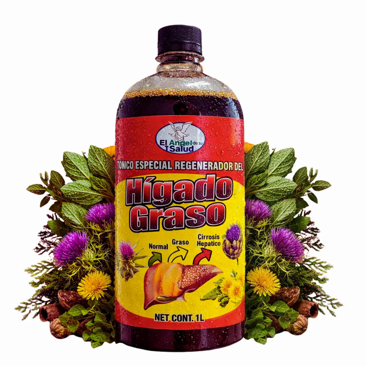 Hígado Grass Herbal Tonic 1L (33.3 Fl Oz)