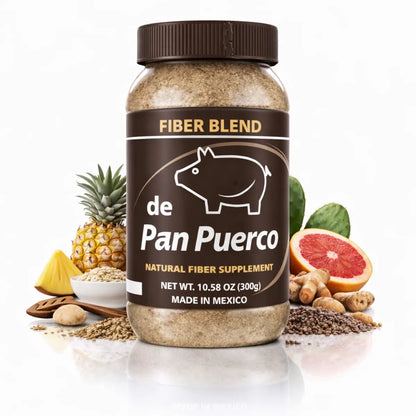 Fibra de Pan Puerco Plant-Based Fiber Powder 300g