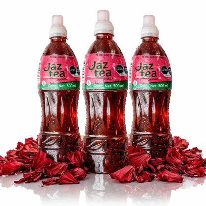 Jaztea Hibiscus Jamaica Iced Tea 3-Pack 500ml (16 fl oz)