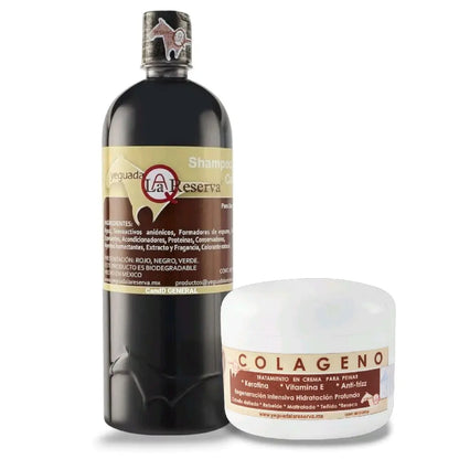 Yeguada Colageno & Caballo Negro Shampoo Bundle 1L