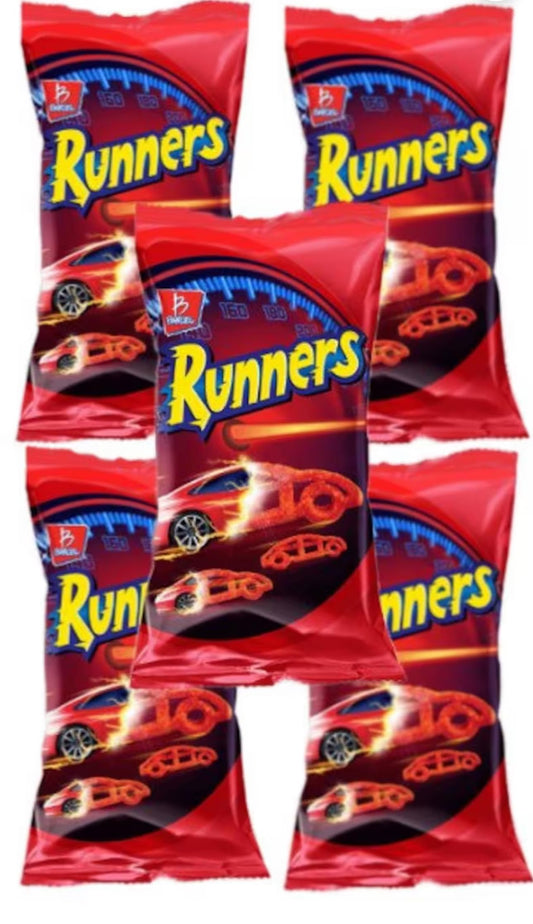 Runners Barcel mexican chips - 5 bags of 62g each