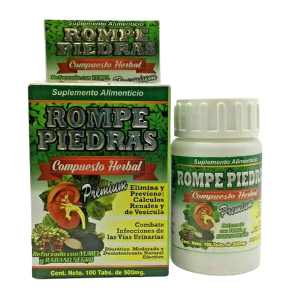 Rompe Piedras Reforzado 100 Tablets