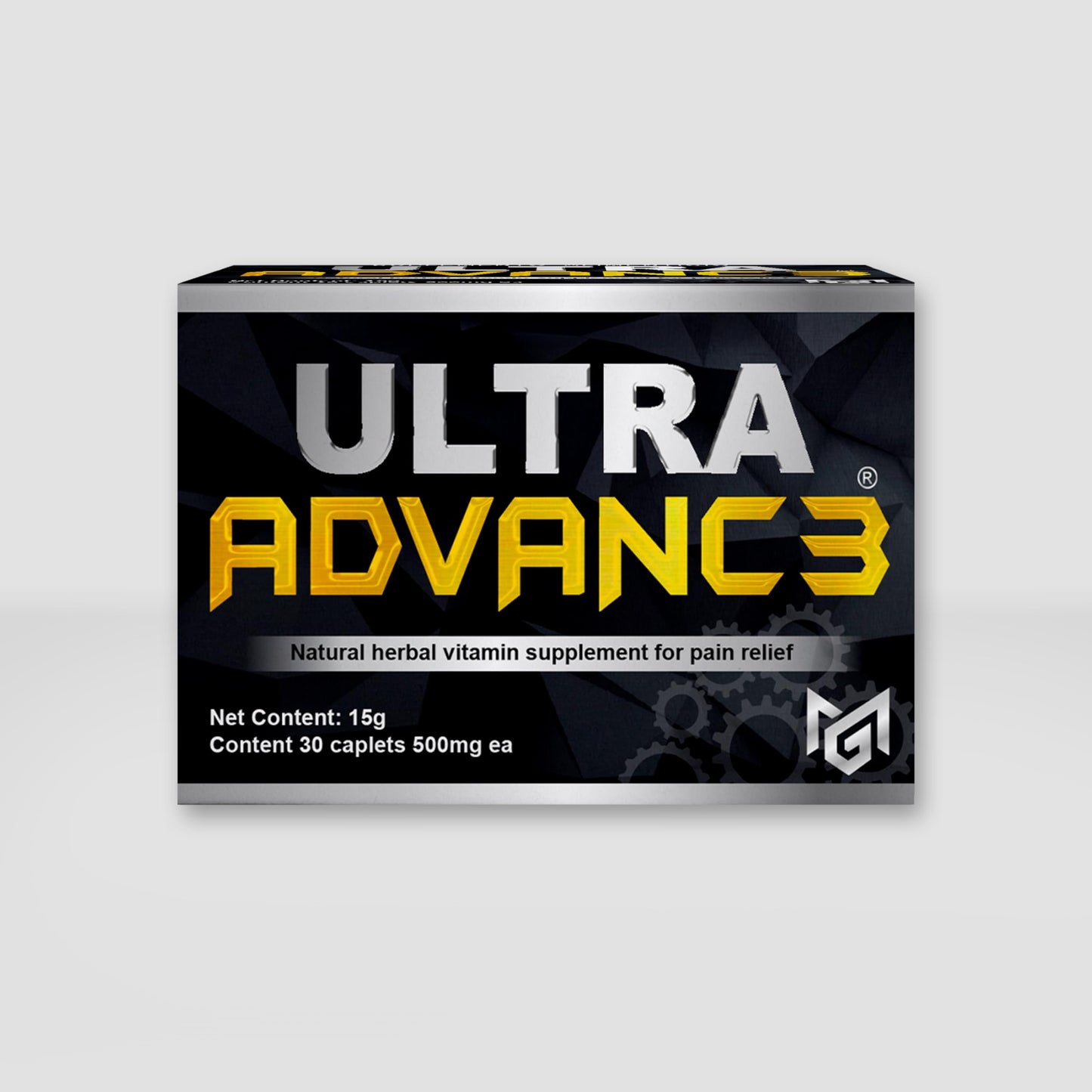 Ultra Advance Ultimate Joint Support, Higher Concentration of Magnesium, neem Glucosamine Chondroitin Formula. Vegan, Non GMO, 30 Caps (Black Extra Magnesium)