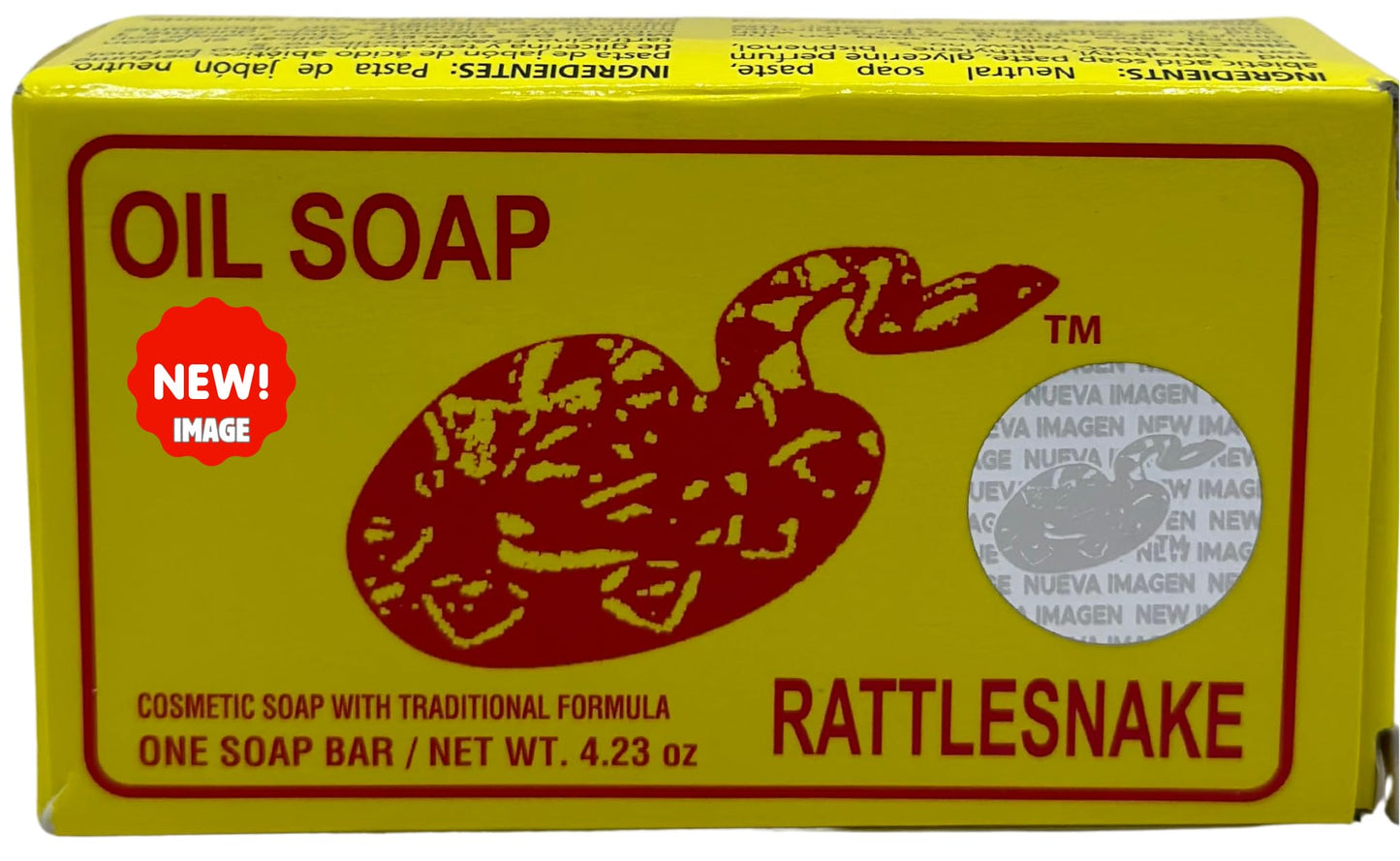 Jabon de aceite de vibora de cascabel (140g) jabon para la cara y todo el cuerpo- Ayuda a eliminar el acne y paño/Rattlesnake soap (4.93 (2)