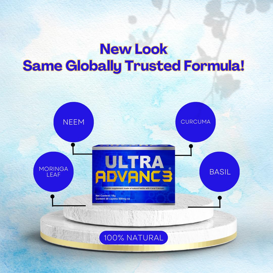 Ultra Advance Gold + Blue Duo - Original & Ultimate Formulas | Omega-3, Turmeric, Glucosamine & Chondroitin | Vegan, Non-GMO, 2 Boxes (60 Capsules Total)