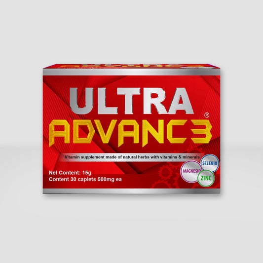 Ultra Advance (ENERGY RED) Extra Magnesium, Extra Zinc and Extra Selenio Ultimate Joint Support with Many with B vitamins, Zinc, Multivatamins Chondroitin Formula. Vegan, Non GMO, 30 Caps (ENERGY RED)