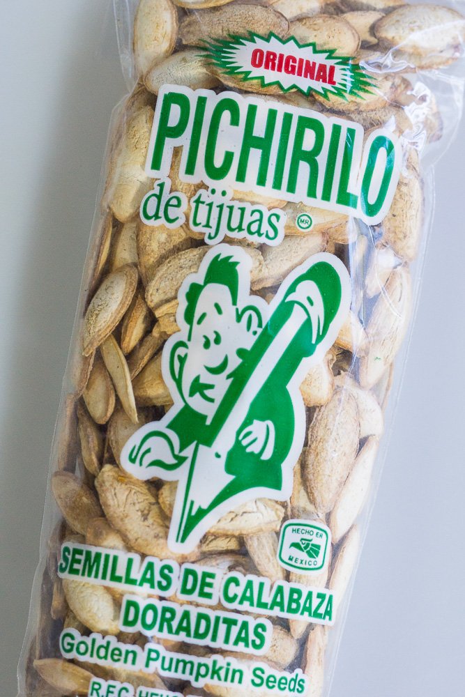 Pichirilo de Tijuas - Semillas de Calabaza - Pumpkin Seeds IMPORTED (2.82oz bag)