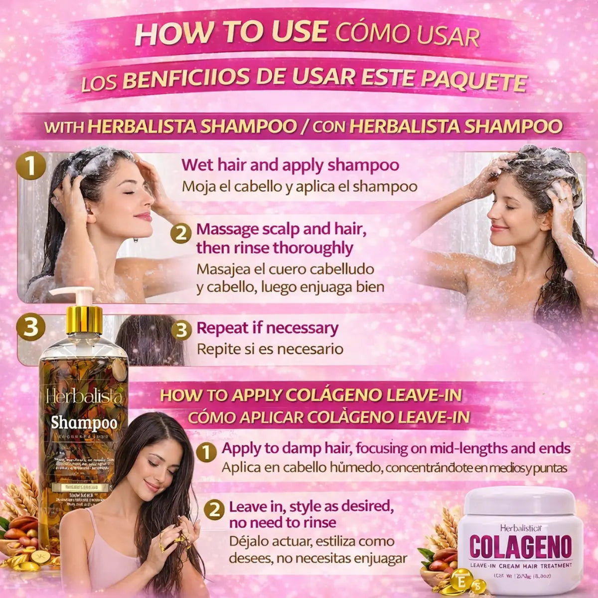 Herbalista Hair Repair Shampoo & Leave-In Bundle