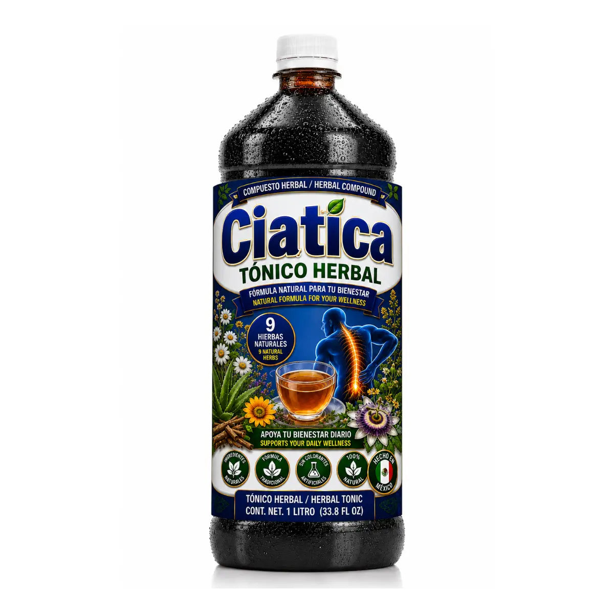 Ciatica Herbal Tónico 1L – Traditional Herbal Blend