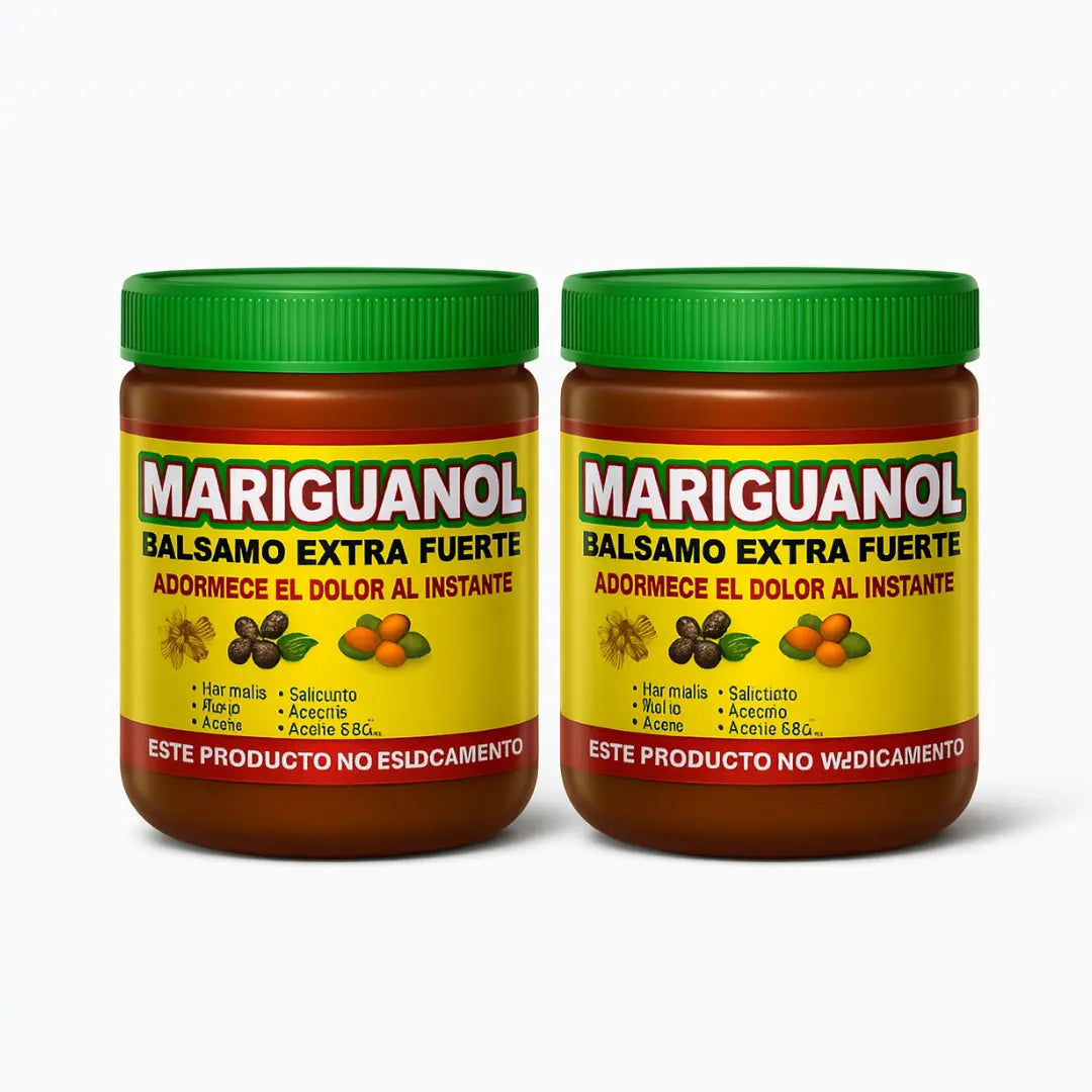 Mariguanol Reforzado Massage Gel Balm – 125g Jar