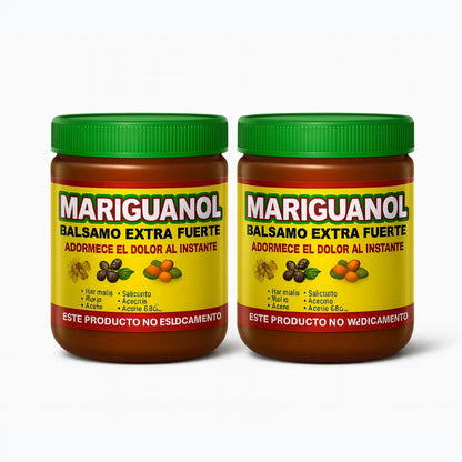 Mariguanol Reforzado Massage Gel Balm – 125g Jar