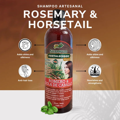 Rosemary & Horsetail Shampoo 1L (33.9 Fl Oz)