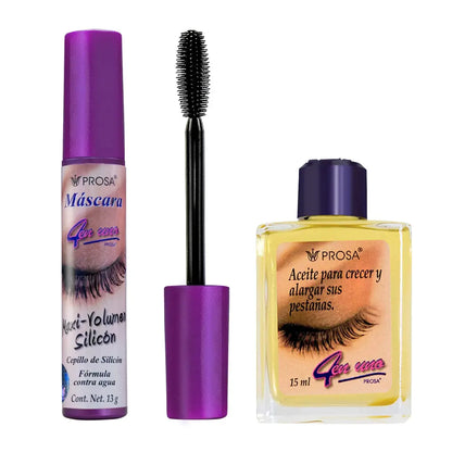 Prosa Viral 4-in-1 Mascara Kit 5 Pieces + FREE Eyelash Oil