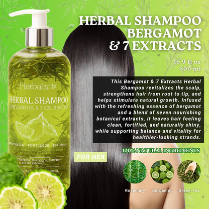 Herbalista Bergamot Herbal Shampoo 1000ml
