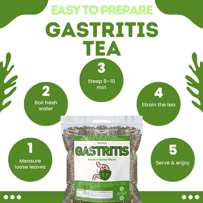Herbalista Gastritis-BYE Herbal Compound Tea 5oz (141g)