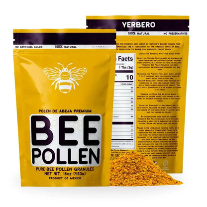 Yerbero - Premium Bee Pollen Granules 16oz (1 lb) (456g)