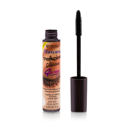 Prosa 4-in-1 Waterproof Mascara with Silicone Brush