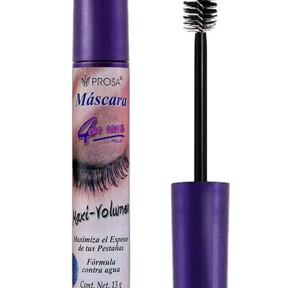 3 Pack Profesional Maxi Volumn Black 4 IN 1 MASCARA