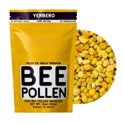 Yerbero - Premium Bee Pollen Granules 16oz (1 lb) (456g)