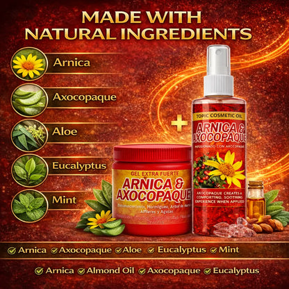 Arnica & Axocopaque Relief Duo Ointment + Massage Oil