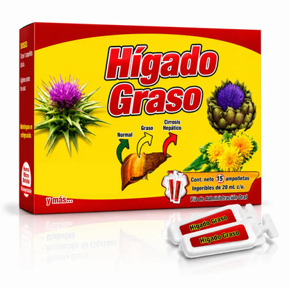 Hígado Grass Herbal Drink Ampoules – 15 Pack (20ml)