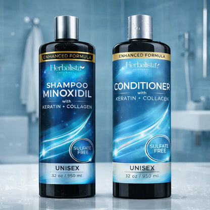 Herbalista Minoxidil Keratin Collagen Hair Care Set