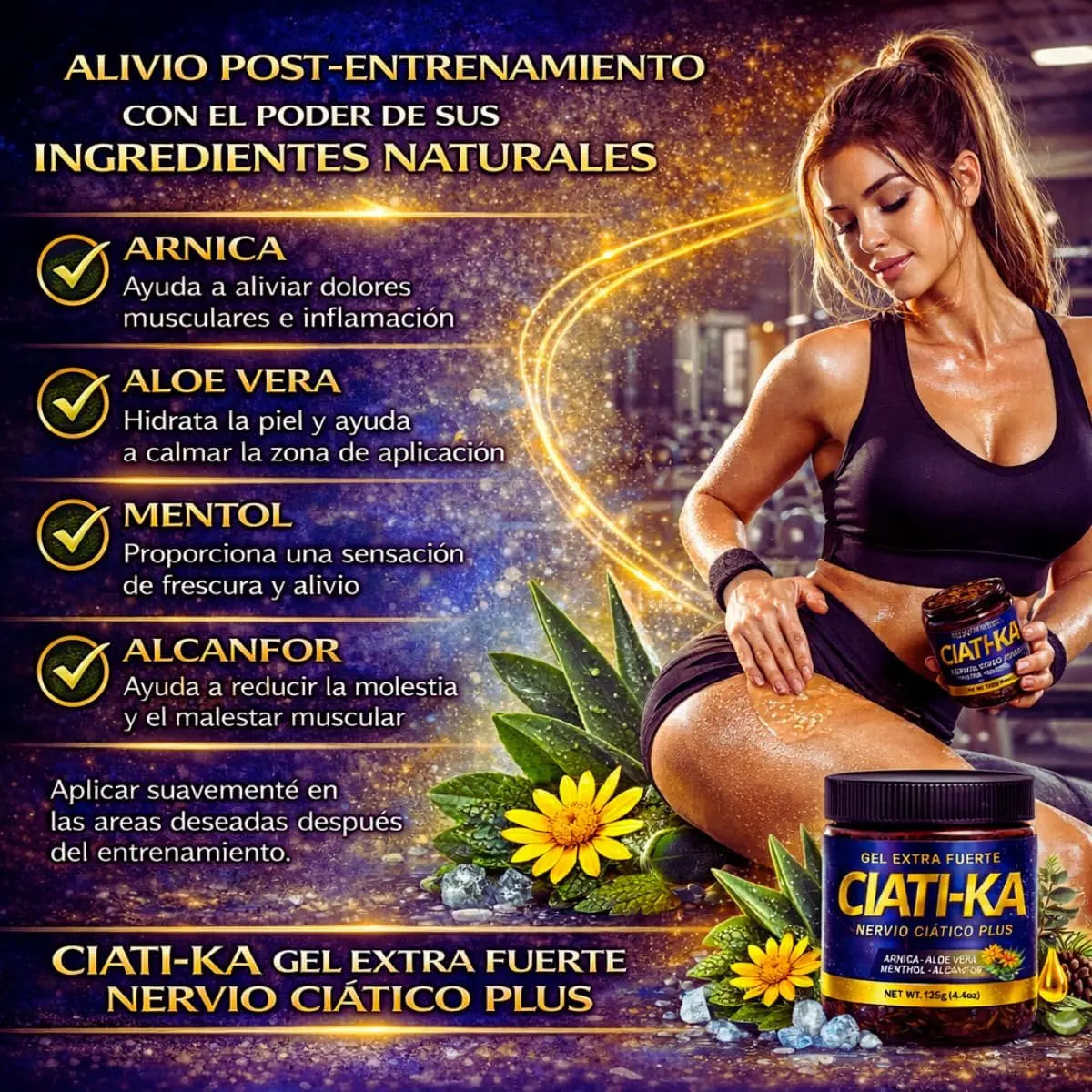 Ciati-Ka Arnica Aloe Cooling Gel 120g