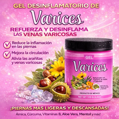 Varices Relief Massage Gel 125g (4.4oz)