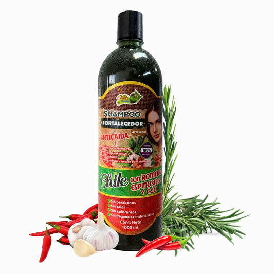 Chili Strengthening Shampoo with Rosemary & Garlic 1000ml