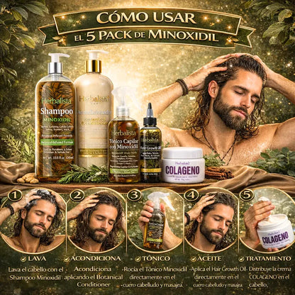Herbalista Ultimate Minoxidil Hair Care Bundle