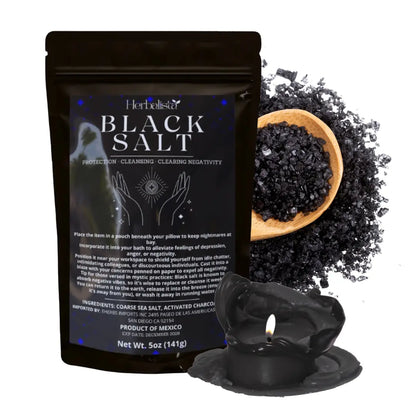 Herbalista Black Salt for Protection 5oz (141G)