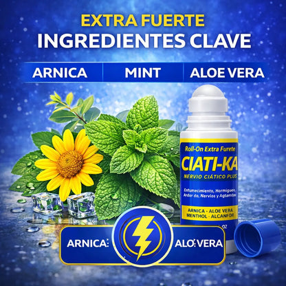 Ciati-Ka Arnica Aloe Vera Cooling Roll On Gel 100g (3.5 oz)